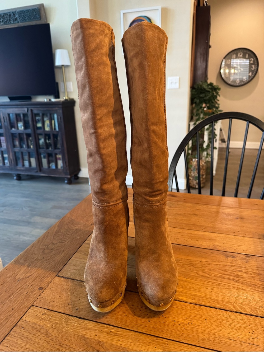 Veronica Beard Glendale clog knee boots - size 10 - Picture 2 of 10